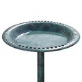 Winado Wild Bird Bath Green Patina Weather Resistant Resin Pedestal Birdbaths Antique Sculpture Finish Garden Decor