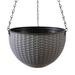 Musuos Household Hanging Flowerpot Woven Flower Basket with Removable Chain