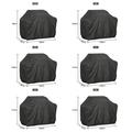 New Black Waterproof Bbq Cover Bbq Accessories Grill Cover Anti Dust Rain Gas Charcoal Electric Barbeque Grill BLACK M