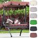 Cheer.US Swing Canopy Replacement for Person for Outdoor Garden Patio Swing Chair Replacement Cover Garden Seater Sun Shade Cover for Poolside Balcony Swing Top Cover Only