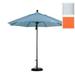 California Umbrella Venture 9 White Market Umbrella in Tuscan