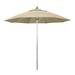 California Umbrella Venture 9 Silver Market Umbrella in Beige