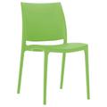 32 Green Outdoor Patio Solid Dining Chair