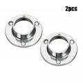 Suyin Stainless Steel Cabinet Clothes Closet Rod Bracket Holder Flange Socket