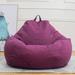 Size 27.6 x31.5 Multiple Color Indoor Lazy Lounger Super Soft Adults Kids Beanbag Chair Cover Memory Foam Beanbag Chair Cover Furniture Sofa Tatami (Not Included Filling)