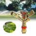 SPRING PARK 3/4inch Lawn Sprinkler Upgrade Garden Sprinkler Automatic Rotating Irrigation Grass Water Sprinkler System Garden Hose Sprinkler for Yard