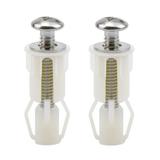 Top Fix Toilet Seat Screws Nut Cover Lid Pan Fixing WC Blind Hole Fitting Kits