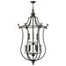 4259OB-Hinkley Lighting-Plymouth - Nine Light Chandelier in Traditional Style - 30 Inches Wide by 55.5 Inches High