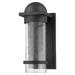 1 Light Medium Outdoor Wall Sconce 12 inches Tall and 5.25 inches Wide-Texture Black Finish Bailey Street Home 154-Bel-4623586