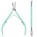 Cuticle Pliers with Pusher Cuticle Trimmer Stainless Steel Cuticle Scissors Nail Cuticle Remover Tool Cuticle Scissors Nail Tool Set Double-headed Nail Remover Steel Push Nail Nail Kicker