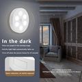 Solar LED Sensor Night Light Rechargeable Bedside Lamp Magnetic Base Wall Lamp Circle Portable Home Night Lamp