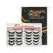 Amber Lash Magnetic Magic Lashes 10 Pairs Magnetic Eyelashes 2 Waterproof Magnetic Eyeliners with Lash Tweezer Kit