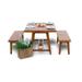 ROSSIO - Herman 3 Pieces Teak Patio Dining Set