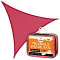 Outdoor Sun Shade - 16 x 16 x 16 Red Shade Sails for Backyard - Sun Shade Sail Balcony Shade Canopy - Pergola Shade Cover for Garden - Sun Sail Deck Shade Sunshades for Patio - Sun Shades Outdoor