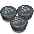 MENFIRST Darkening Hair Pomade For Men Light Shades Blonde & Medium Brown Medium Hold Styling Paste Sculpting Wax Matte Finish Instantly Darkens Gray Hair While Nourishing and Protecting 3-Pack