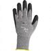 KleenGuard Size 2XL (11) ANSI Cut Lvl 4 Polyurethane Coated Dyneema/Fiberglass Stainless Steel/Spandex Cut Resistant Gloves 10.6 Long Palm Coated Dyneema Lining Black/Salt & Pepper Paired