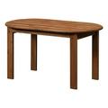Hawthorne Collections Transitional Wood Outdoor Coffee Table in Brown