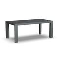 Homestyles Grayton Aluminum Outdoor Aluminum Coffee Table in Gray