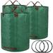 iPower Growlight 3-Pack 72-Gallon Reusable Garden Waste Bags for Patio Yard Trash Can Laundry Container