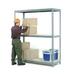 Nexel Industries WD4488 3 Tier Wide Span Steel Frame Storage Rack- Gray - 48 x 48 x 96 in.