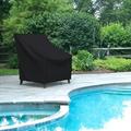 Originalsourcing 210D Oxford Patio Chair Cover Outdoor Furniture Covers Waterproof Durable Lounge Furniture Chair Cover Black (28*31*40 inch)