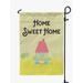 Printtoo Tan Home Sweet Home Garden Summer CampingFlag For Campers Double Sided CampsiteFlag