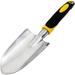 Garden Trowel Hand Shovel Cast-Aluminum Heavy Duty with Soft Rubber Handle Gardening Tools Small Hand Tools for Weeding Transplanting Digging