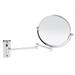 Keenso 8 Wall Mount Makeup Mirror Double Sided Swivel Mirror 3X Magnifying Makeup Mirror Wall Mount