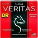 DR Strings Veritas - Accurate Core Technology Medium Electric Guitar Strings (10-46) 3-PACK