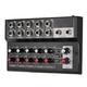 ammoon MIX5210 10-Channel Mixing Console Digital Audio Mixer Stereo for Recording DJ Network Live Broadcast Karaoke