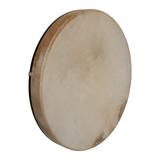 DOBANI Pretuned Goatskin Head Wood Frame Drum w/ Beater 18 x2