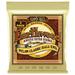 Ernie Ball Earthwood Folk Nylon Clear and Gold with Ball End 80/20 Bronze Acoustic Guitar Strings 3 Pack - 28-42 Gauges