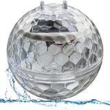 Morima Solar Floating Pond Light Solar Pool Hanging Ball Light Waterproof LED Ball Light with 7 Color Changing Outdoor Automati