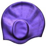 Alvage Swim Caps Ear Protection 3D - Swimming Cap for Women Men - Silicone Swim Cap Waterproof - Fits Long Hair & Short - Adult Swim Cap - Youth Swim Cap - Swim Hats