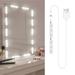 Suzicca 2 PCS LED Makeup Mirror Lights Dimmable Touch Control Vanity Mirror Lights Bathroom Mirror Light with USB Cable LED Strip Lights Dressing Mirror