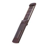 Walmeck Portable Pocket Acoustic Guitar Practice Tool Gadget Chord Trainer 6 String 4 Fret Model Rosewood Fretboard Wood Grain for Beginner Learner