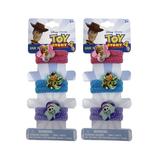 Disney Toy Story Ponytail Holder Terry Ties Woody Buzz Lightyear 6-Count Purple