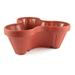 Terra Cotta 3-Tier Plastic Stackable Planter Vertical Garden Planter Pots