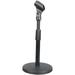Pyle Compact Tabletop Microphone Stand -Mini Desktop Mount W/ Height Adjustment 9â€™â€™ to 13â€™â€™ (Black)