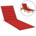 vidaXL Patio Cushion Garden Outdoor Sun Lounger Chair Cushion Oxford Fabric