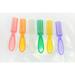 Success Handle Grip Manicure Brush Nail Cleaning for Toes and Fingernail Each individually wrapped Clear 6ct