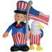 Impact Canopy 4th of July Inflatable Outdoor Airblown Inflatable Patriotic Uncle Sam American Bald Eagle Decoration 6 Feet Tall