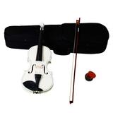 RONSHIN 4/4 Acoustic Violin With Box Bow Rosin Natural Violin Musical Instruments Children Birthday Present