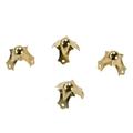 National Hardware N213-470 N327-486 Decorative Outside Corners 1-1/4 Inch Bright Brass On Steel 4 Pack Each