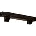 Ekena Millwork 4 H x 8 D x 48 W Riverwood Faux Wood Fireplace Mantel Kit with Ashford Corbels Premium Mahogany