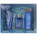 NBA Blue 3pc by NBA for Men SET: EDT Cologne Spray 3.4 oz.+Shower Gel 5.1 oz.+Deo Spray 6.8 oz. New in Box