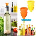Cheers.US 4/6/8Pcs Fruit Fly Bottle Top Trap Fruit Fly Trap for Kitchen Reusable Fruit Fly Traps Indoor Gnat Traps Outdoor Fly Catcher for House Kitchen Restaurant