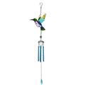 Grandest Birch Hummingbird Metal Tubes Wind Chime Bell Home Yard Wall Hanging Ornament Home Decor Hummingbird Design Easy to Hang