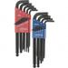 Eklind 22 Piece L-Key Ball End Hex Key Set Range 0.05 to 3/8 & 1.5mm to 10mm