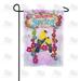 America Forever Spring Bird Garden Flag 12.5 x 18 inches Double Sided Summer Bird Goldfinch Floral Colorful Wreath - Seasonal Yard Lawn Outdoor Decorative Welcome Spring Garden Flag